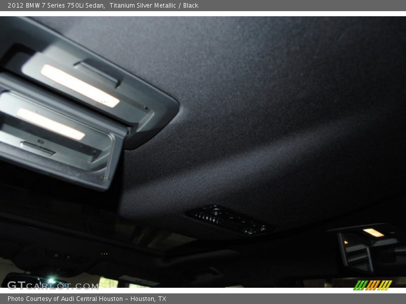 Titanium Silver Metallic / Black 2012 BMW 7 Series 750Li Sedan