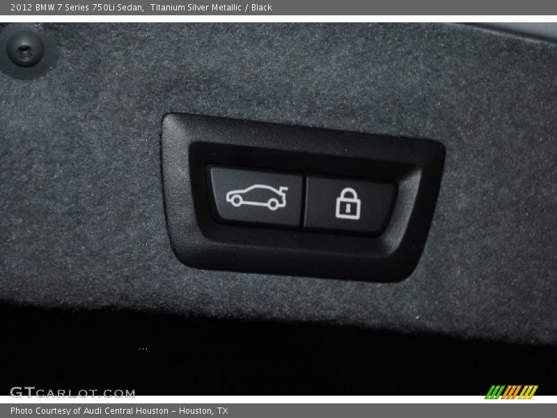 Titanium Silver Metallic / Black 2012 BMW 7 Series 750Li Sedan