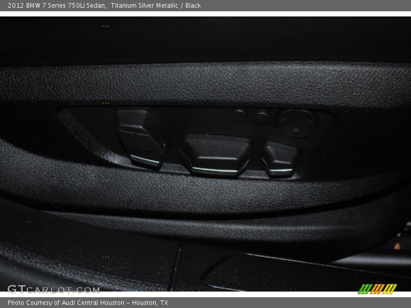 Titanium Silver Metallic / Black 2012 BMW 7 Series 750Li Sedan