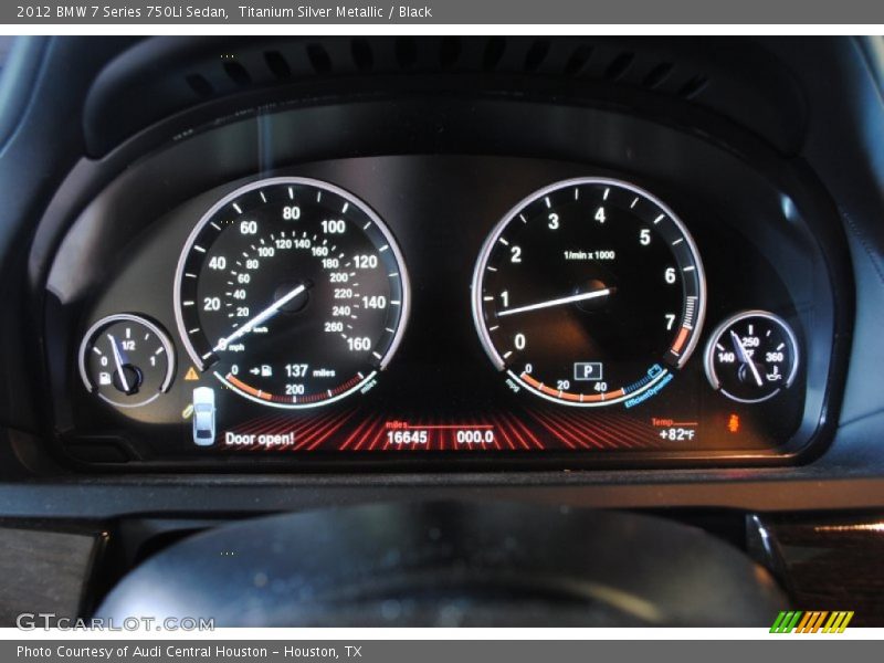  2012 7 Series 750Li Sedan 750Li Sedan Gauges