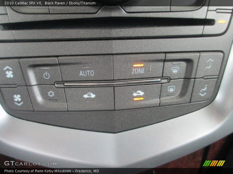 Black Raven / Ebony/Titanium 2010 Cadillac SRX V6