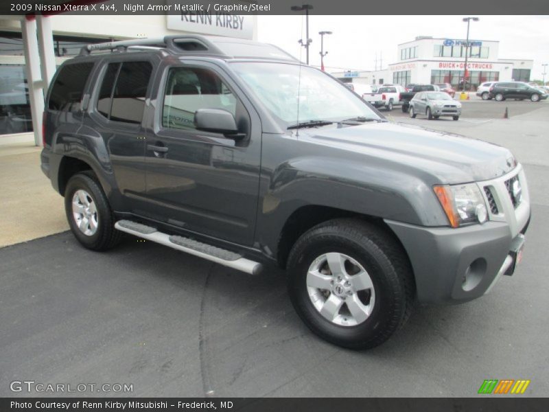 Night Armor Metallic / Graphite/Steel 2009 Nissan Xterra X 4x4