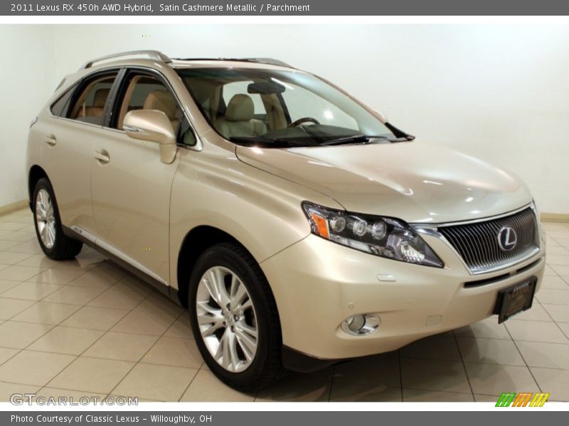 Satin Cashmere Metallic / Parchment 2011 Lexus RX 450h AWD Hybrid