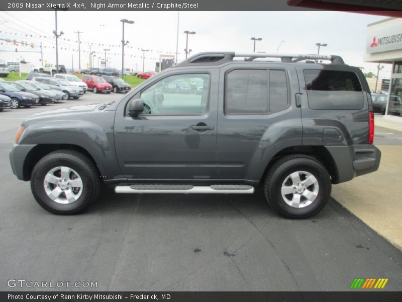 Night Armor Metallic / Graphite/Steel 2009 Nissan Xterra X 4x4