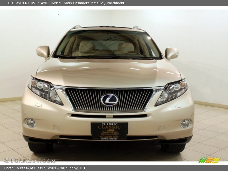 Satin Cashmere Metallic / Parchment 2011 Lexus RX 450h AWD Hybrid