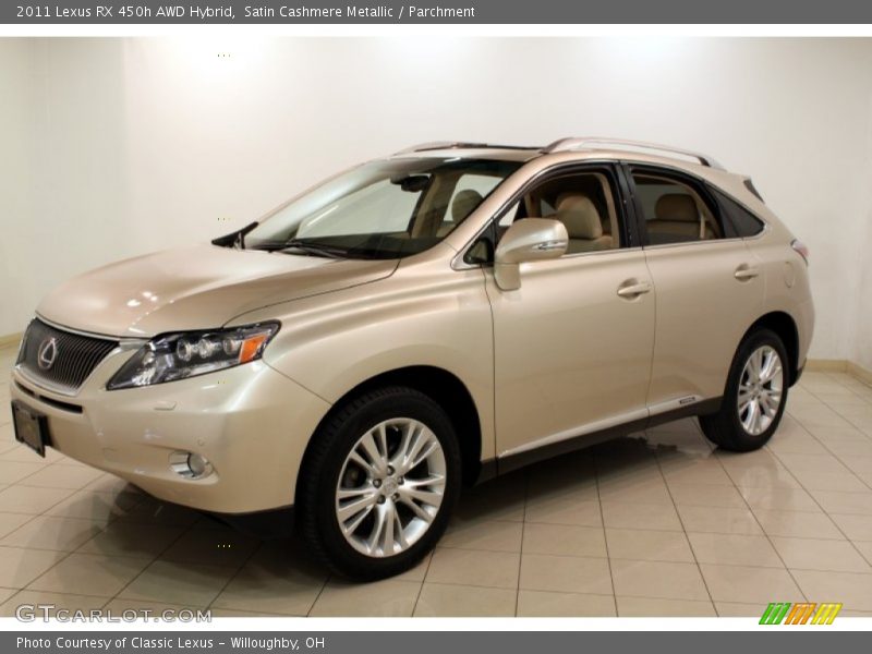 Satin Cashmere Metallic / Parchment 2011 Lexus RX 450h AWD Hybrid