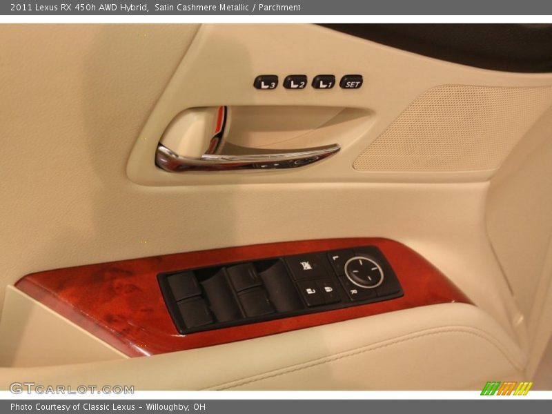 Satin Cashmere Metallic / Parchment 2011 Lexus RX 450h AWD Hybrid