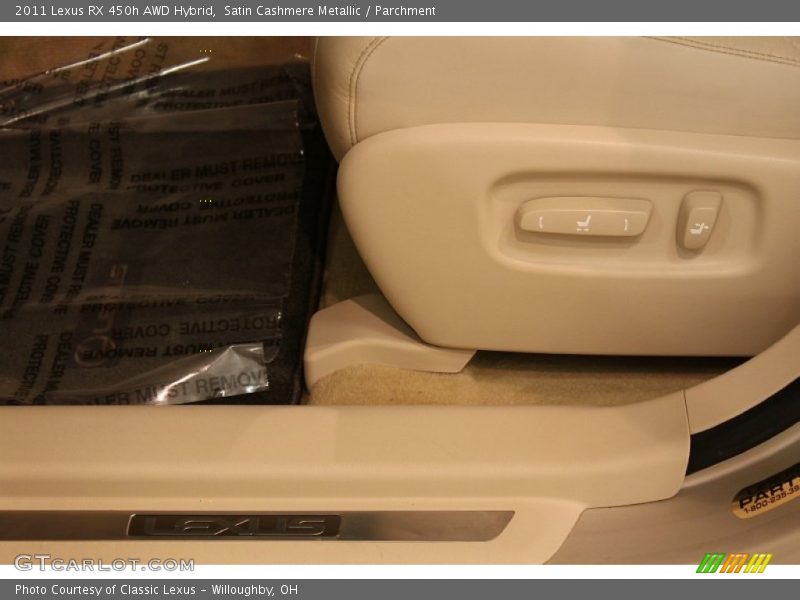 Satin Cashmere Metallic / Parchment 2011 Lexus RX 450h AWD Hybrid