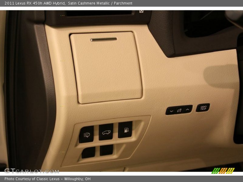 Satin Cashmere Metallic / Parchment 2011 Lexus RX 450h AWD Hybrid