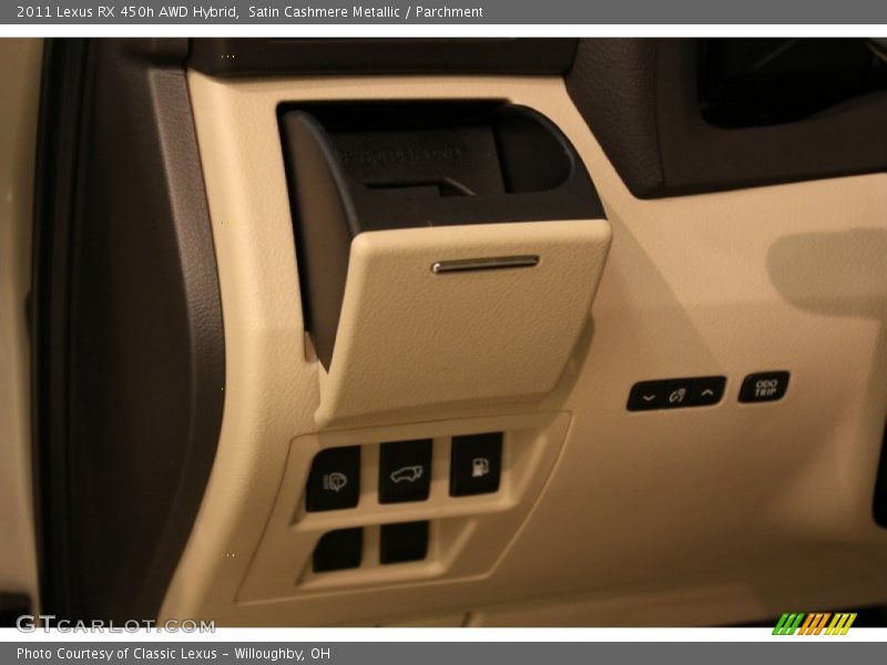 Satin Cashmere Metallic / Parchment 2011 Lexus RX 450h AWD Hybrid