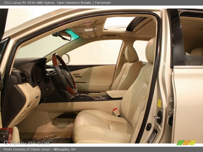 Satin Cashmere Metallic / Parchment 2011 Lexus RX 450h AWD Hybrid