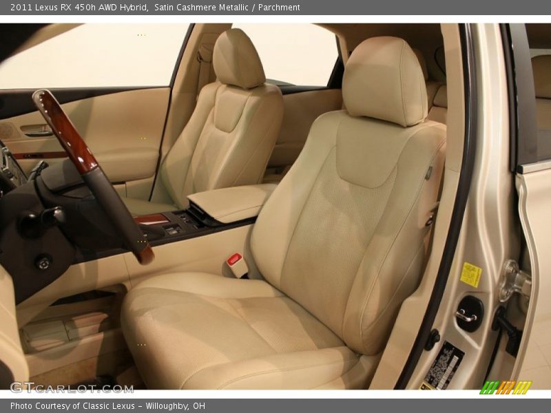 Satin Cashmere Metallic / Parchment 2011 Lexus RX 450h AWD Hybrid