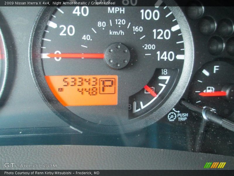 Night Armor Metallic / Graphite/Steel 2009 Nissan Xterra X 4x4
