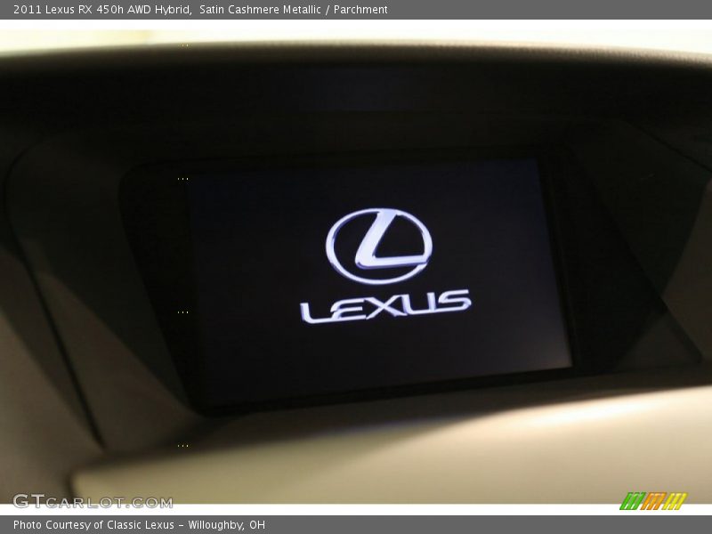Satin Cashmere Metallic / Parchment 2011 Lexus RX 450h AWD Hybrid