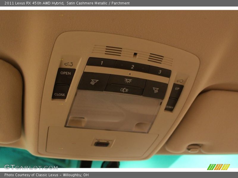 Satin Cashmere Metallic / Parchment 2011 Lexus RX 450h AWD Hybrid