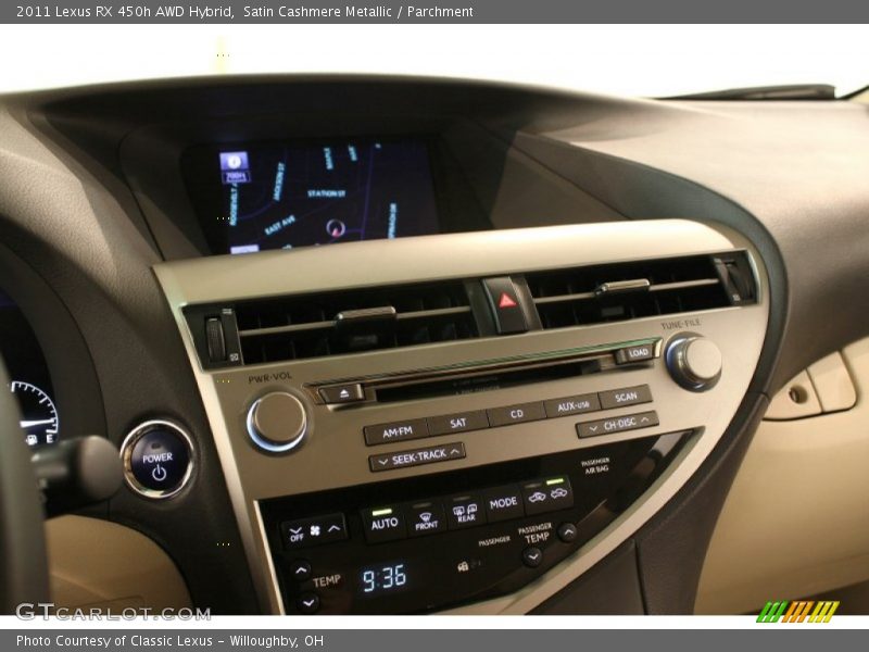 Satin Cashmere Metallic / Parchment 2011 Lexus RX 450h AWD Hybrid