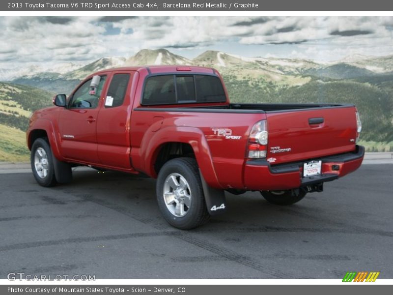 Barcelona Red Metallic / Graphite 2013 Toyota Tacoma V6 TRD Sport Access Cab 4x4