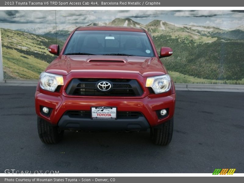 Barcelona Red Metallic / Graphite 2013 Toyota Tacoma V6 TRD Sport Access Cab 4x4