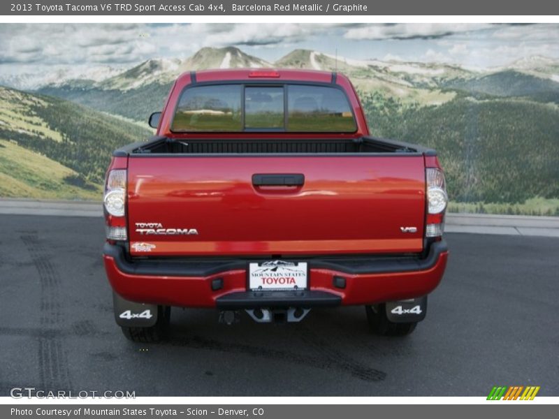 Barcelona Red Metallic / Graphite 2013 Toyota Tacoma V6 TRD Sport Access Cab 4x4