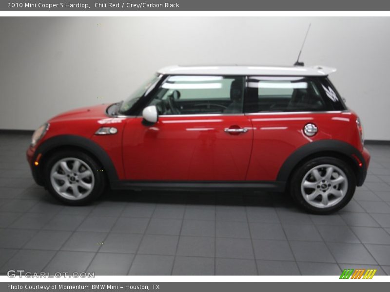 Chili Red / Grey/Carbon Black 2010 Mini Cooper S Hardtop