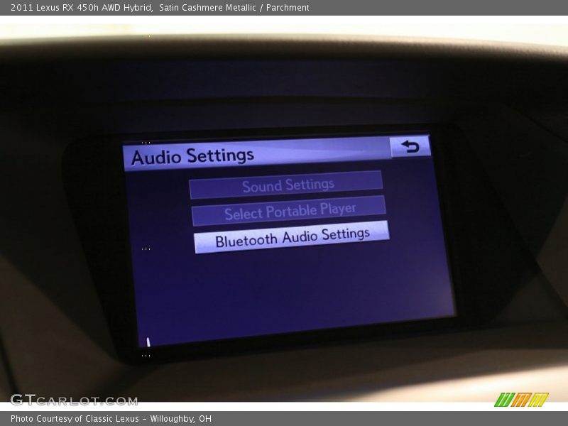 Satin Cashmere Metallic / Parchment 2011 Lexus RX 450h AWD Hybrid