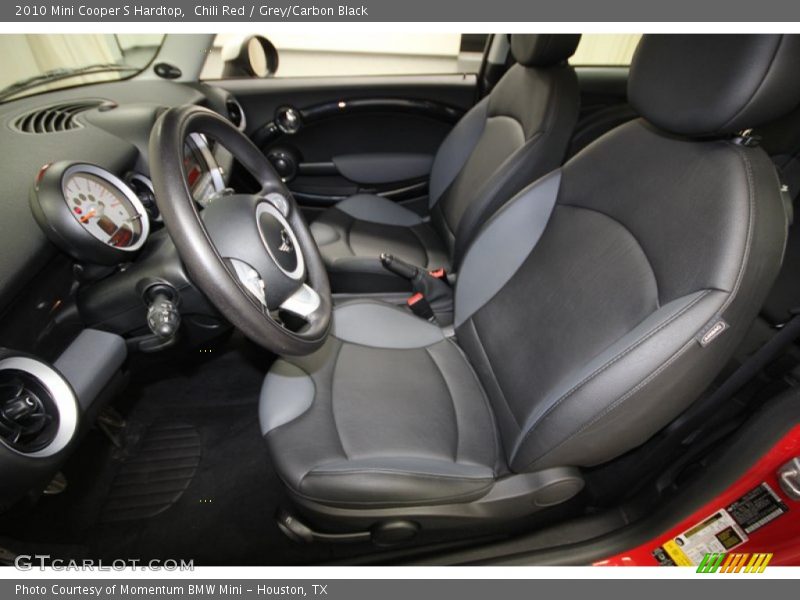 Chili Red / Grey/Carbon Black 2010 Mini Cooper S Hardtop