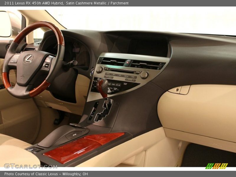Satin Cashmere Metallic / Parchment 2011 Lexus RX 450h AWD Hybrid