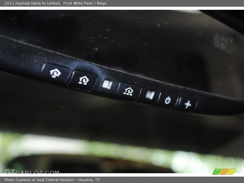 Frost White Pearl / Beige 2011 Hyundai Santa Fe Limited