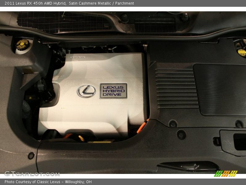Satin Cashmere Metallic / Parchment 2011 Lexus RX 450h AWD Hybrid