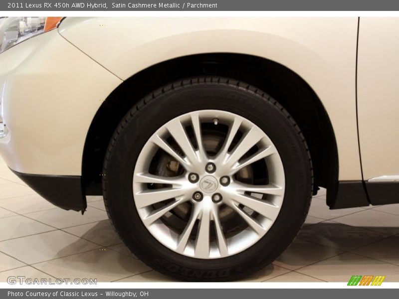 Satin Cashmere Metallic / Parchment 2011 Lexus RX 450h AWD Hybrid