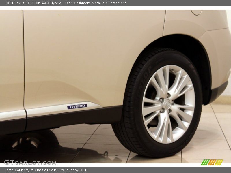 Satin Cashmere Metallic / Parchment 2011 Lexus RX 450h AWD Hybrid