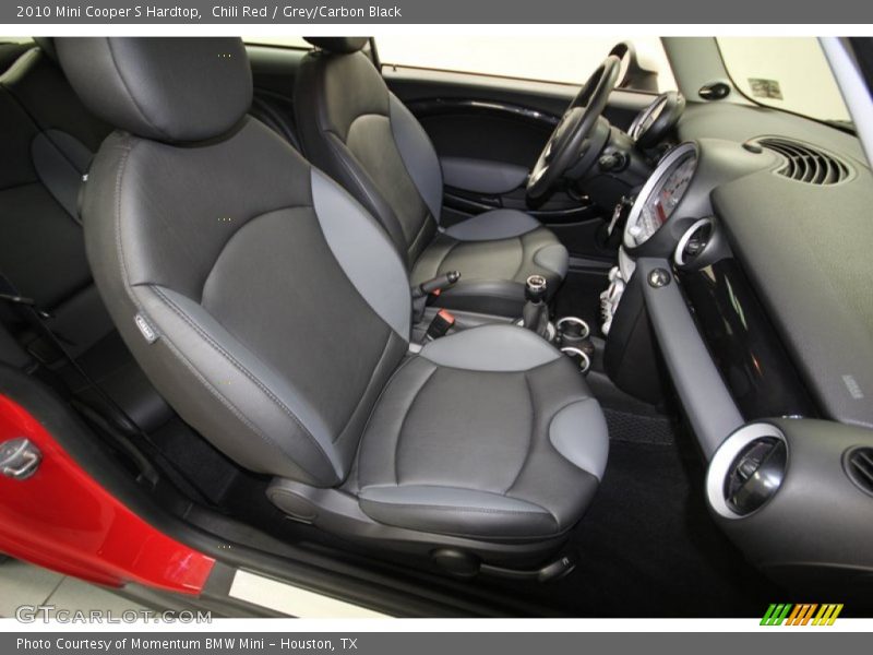 Chili Red / Grey/Carbon Black 2010 Mini Cooper S Hardtop
