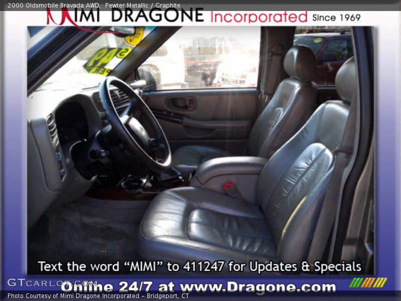 Pewter Metallic / Graphite 2000 Oldsmobile Bravada AWD