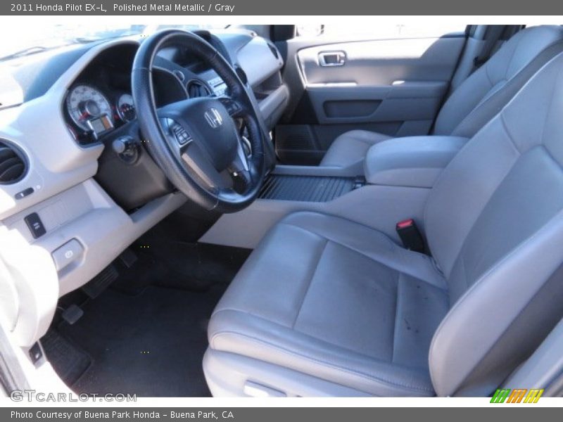 Polished Metal Metallic / Gray 2011 Honda Pilot EX-L