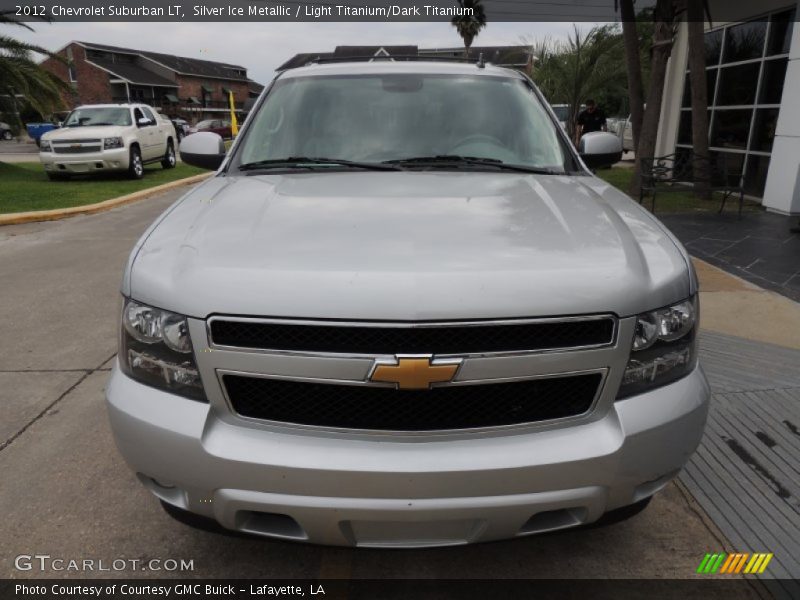 Silver Ice Metallic / Light Titanium/Dark Titanium 2012 Chevrolet Suburban LT