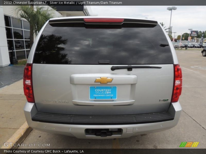 Silver Ice Metallic / Light Titanium/Dark Titanium 2012 Chevrolet Suburban LT