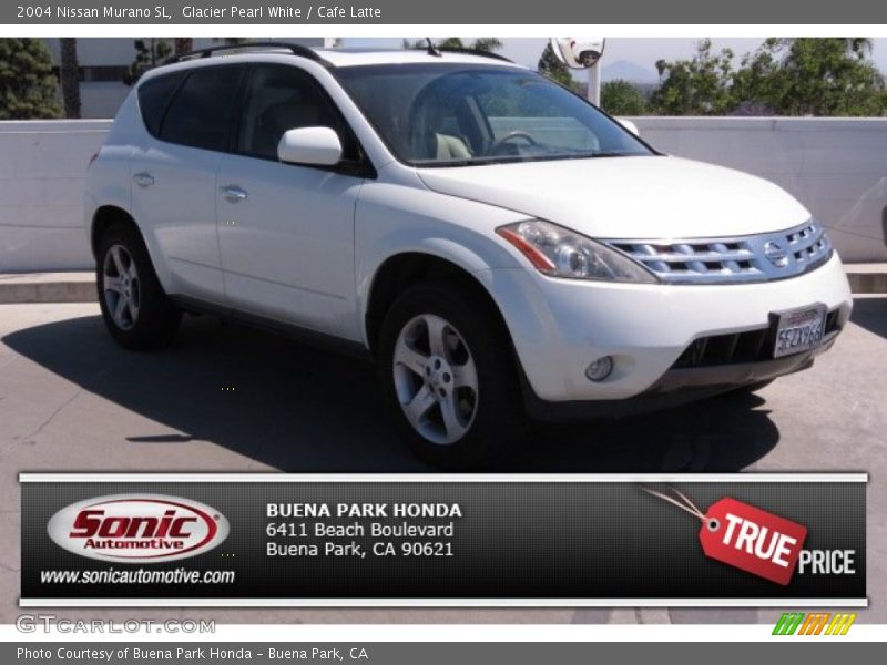Glacier Pearl White / Cafe Latte 2004 Nissan Murano SL