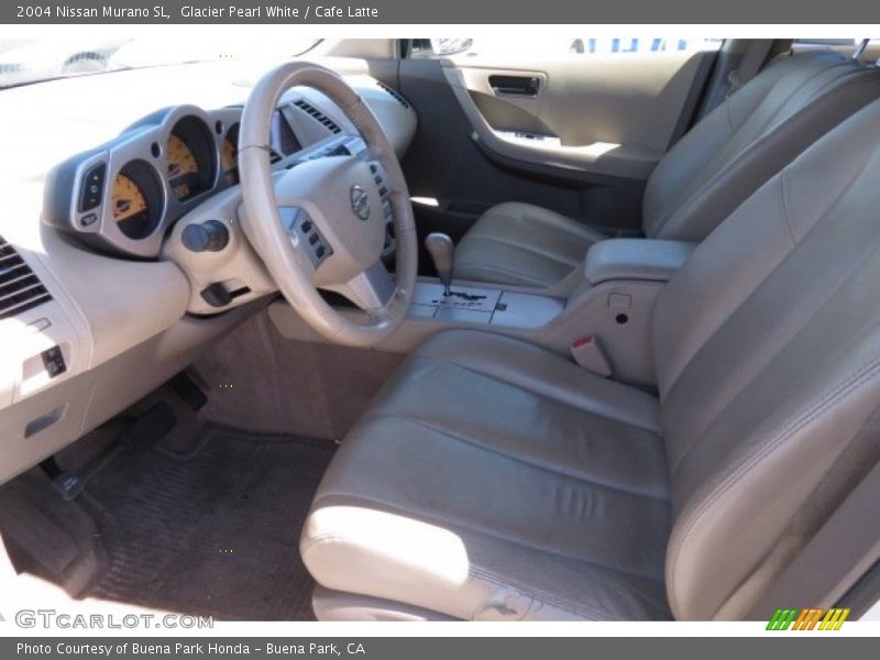 Glacier Pearl White / Cafe Latte 2004 Nissan Murano SL