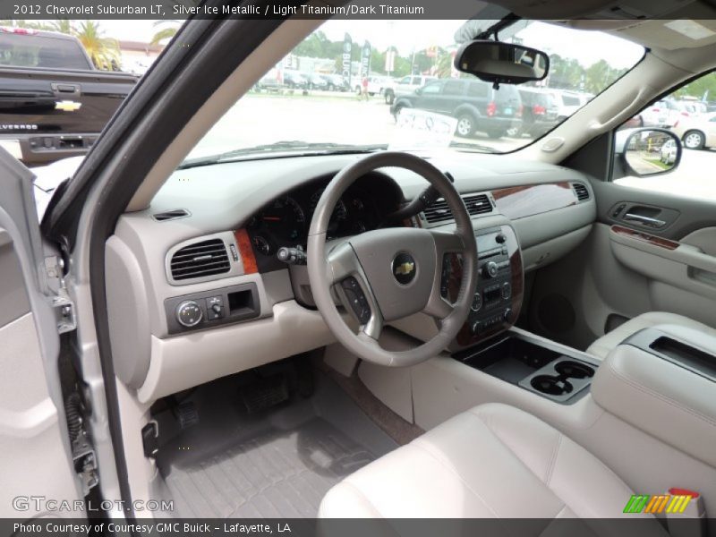  2012 Suburban LT Light Titanium/Dark Titanium Interior