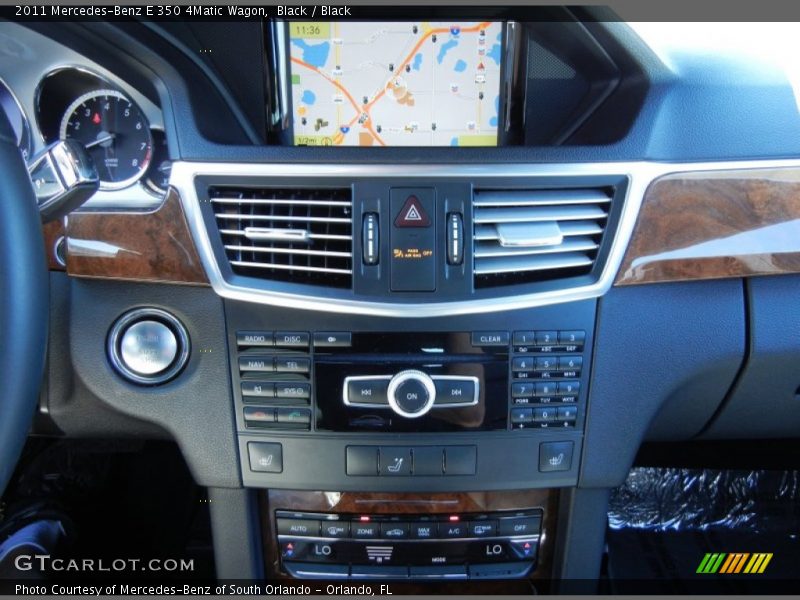 Controls of 2011 E 350 4Matic Wagon