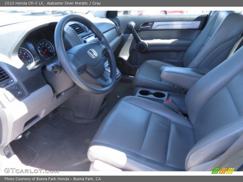Alabaster Silver Metallic / Gray 2010 Honda CR-V LX
