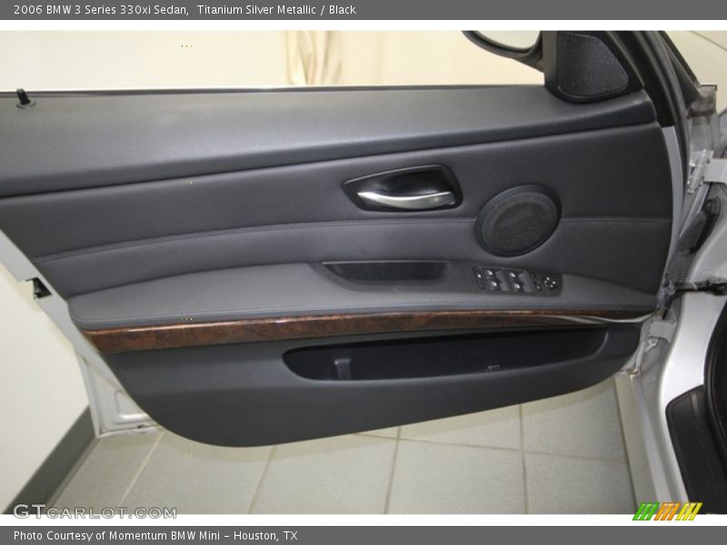 Titanium Silver Metallic / Black 2006 BMW 3 Series 330xi Sedan