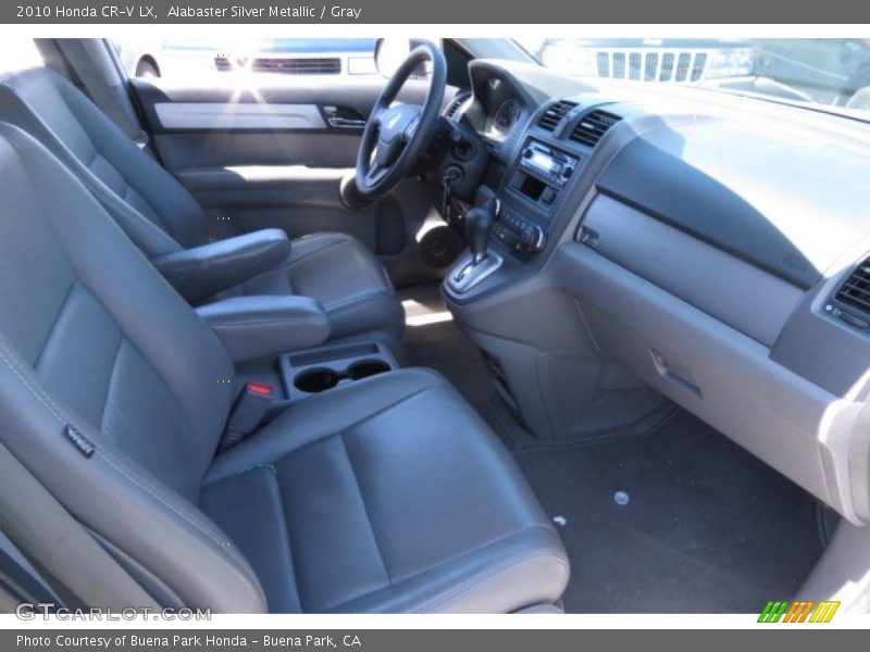 Alabaster Silver Metallic / Gray 2010 Honda CR-V LX