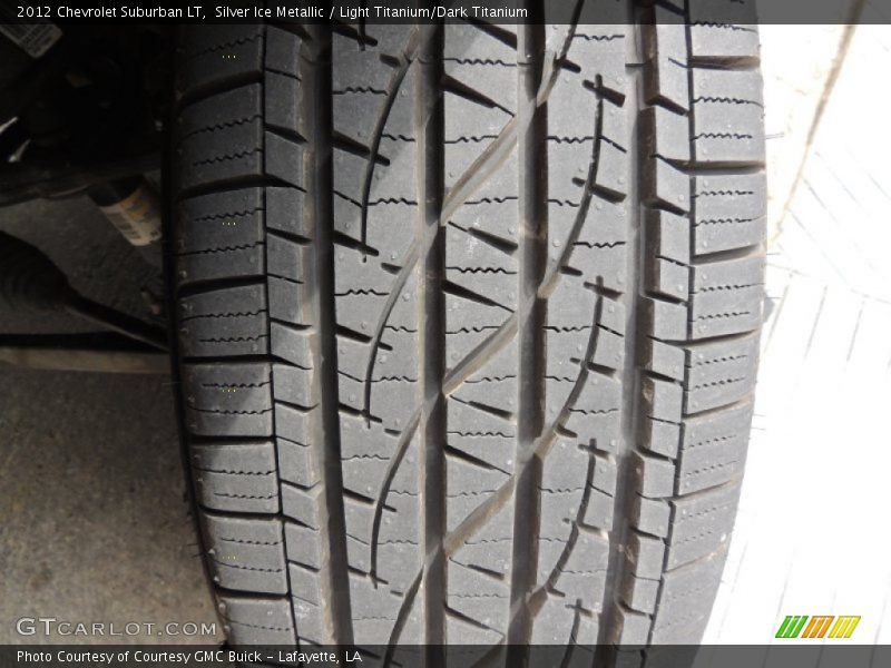 Silver Ice Metallic / Light Titanium/Dark Titanium 2012 Chevrolet Suburban LT