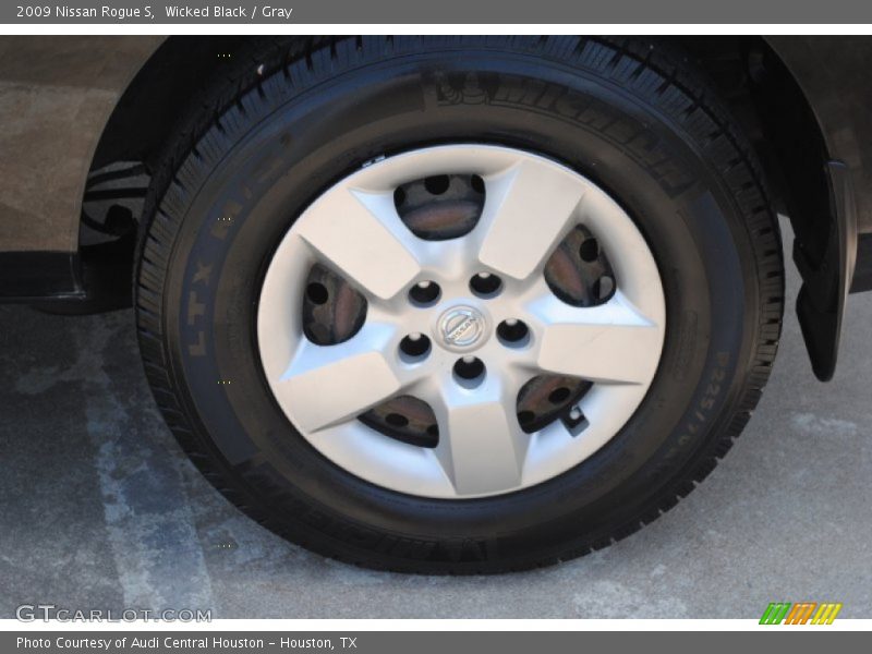 Wicked Black / Gray 2009 Nissan Rogue S