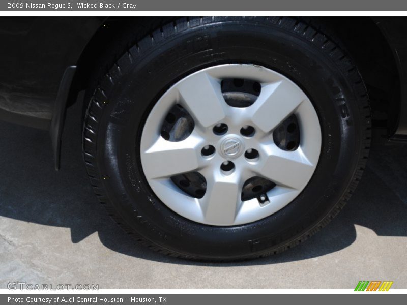 Wicked Black / Gray 2009 Nissan Rogue S