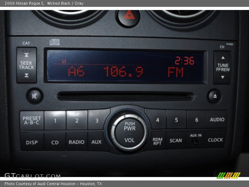 Wicked Black / Gray 2009 Nissan Rogue S
