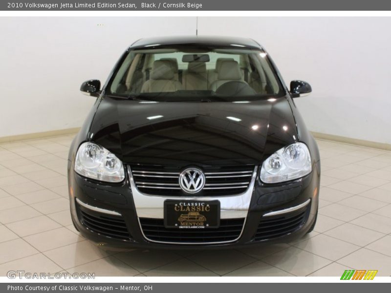 Black / Cornsilk Beige 2010 Volkswagen Jetta Limited Edition Sedan