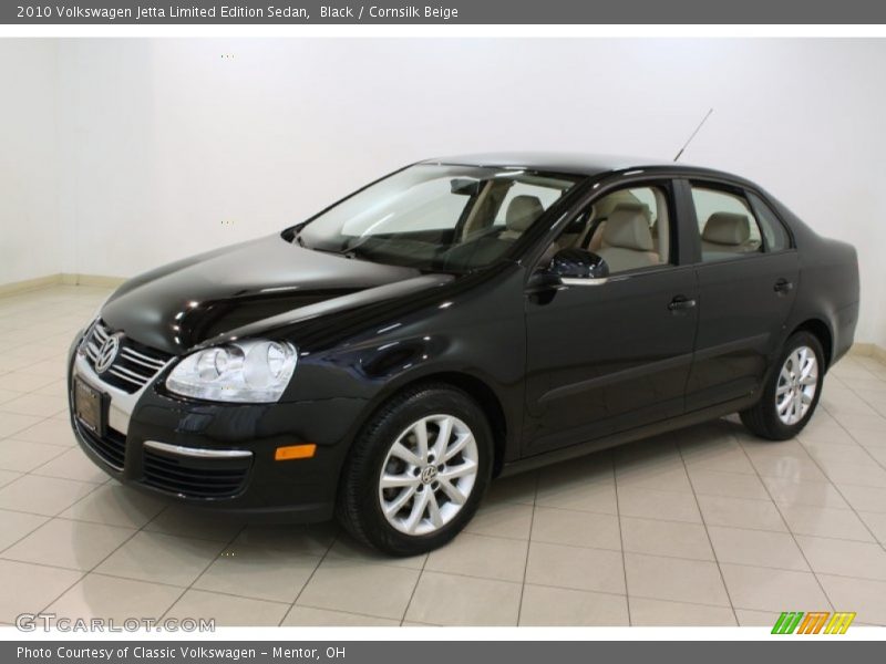 Black / Cornsilk Beige 2010 Volkswagen Jetta Limited Edition Sedan