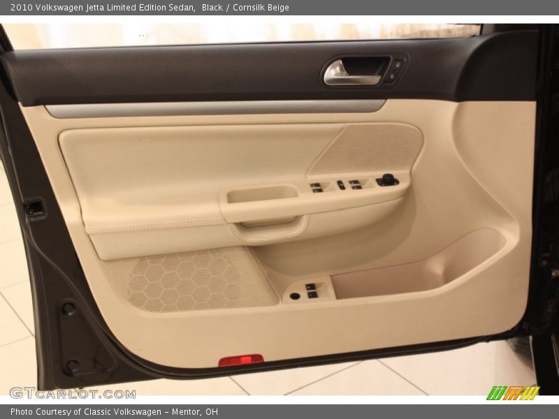 Black / Cornsilk Beige 2010 Volkswagen Jetta Limited Edition Sedan